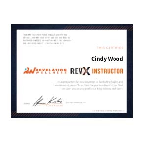 Revelation Wellness Certified Rev X Instructor Revelation Wellness Certified Rev X Instructor